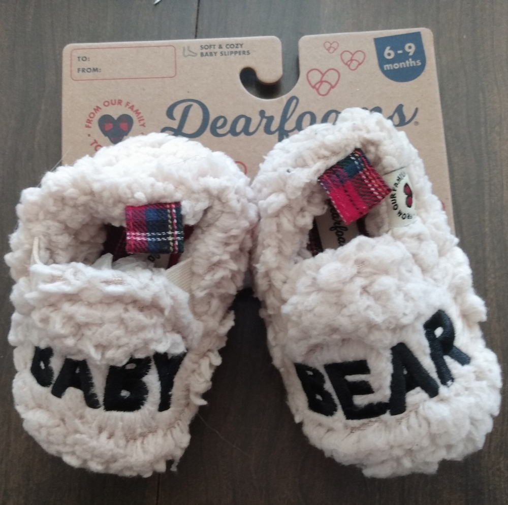 Dearfoams Baby Slippers 6-9 months